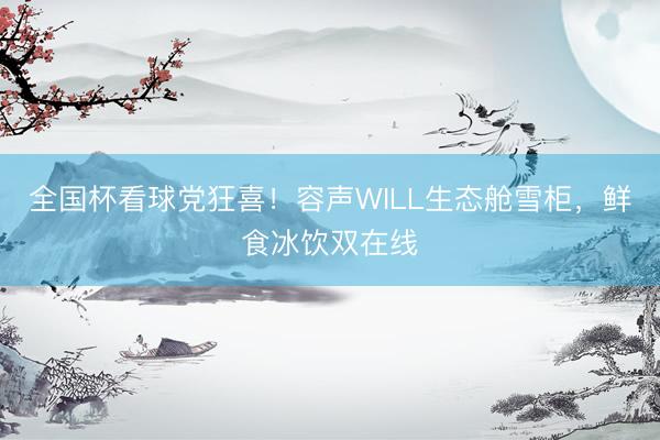 全国杯看球党狂喜！容声WILL生态舱雪柜，鲜食冰饮双在线