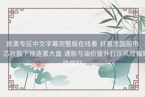 欧美专区中文字幕完整版在线看 好意思国股市：芯片股下挫连累大盘 通胀与油价皆升打压风险偏好